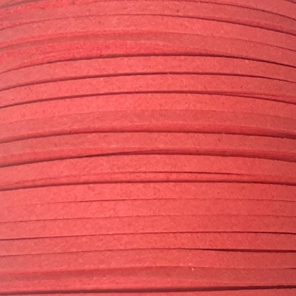 TG418 Coral Pink Imitation Suede Lace