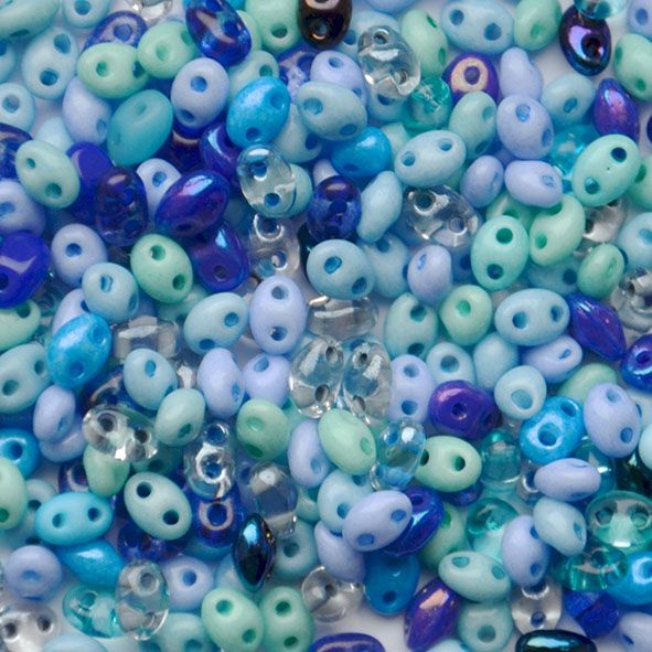 TW108 Ocean Mix Twin Bead