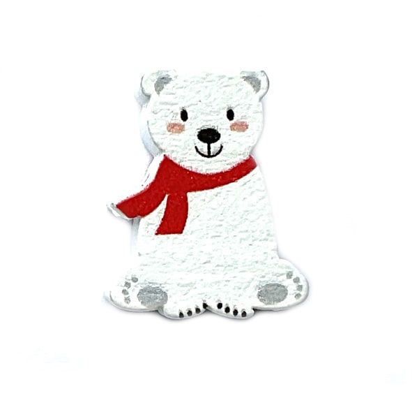 WD080 Polar Bear Bead