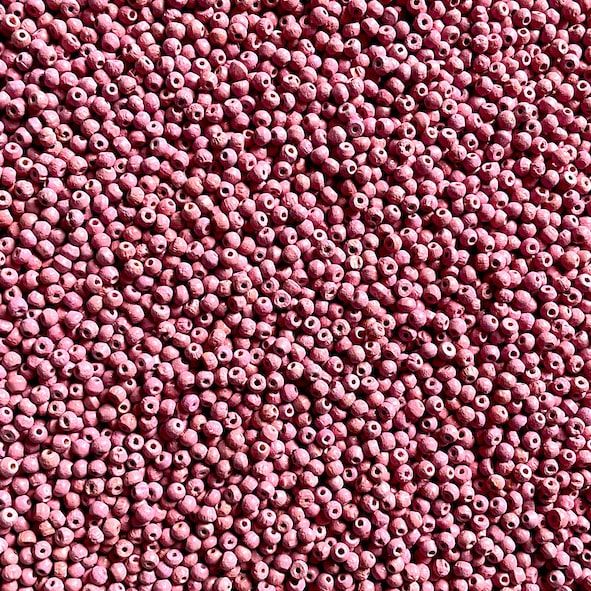 WD213 2mm Pink Wooden Beads