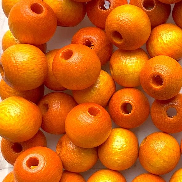 WD840 8mm Sunshine Wooden Beads