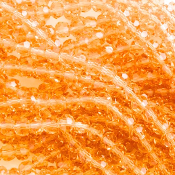 CCR626 6mm Pale Mink Cut Crystal Round