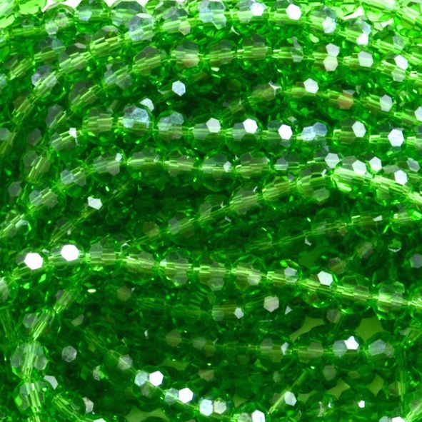 CCR629 6mm Mid Emerald Cut Crystal Round