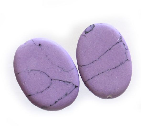 CE203 Tanzanite Ceramic Flat Oval Tablet