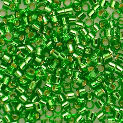 DB0046 Silver Lined Light Green Delica