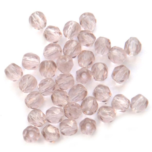 FG408 4mm Purple Facet Bead