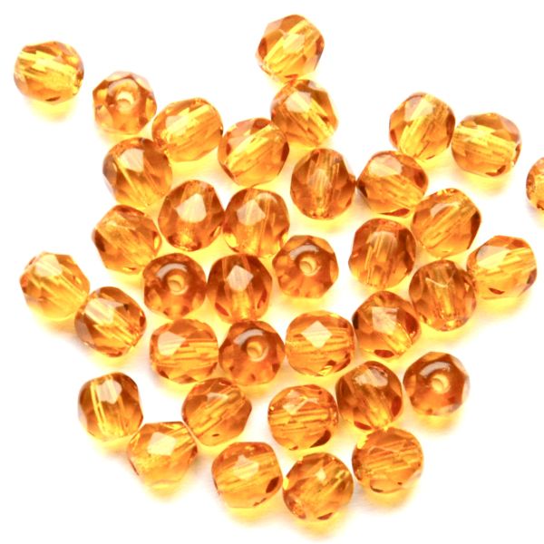 FG460 4mm Mid Topaz Facet