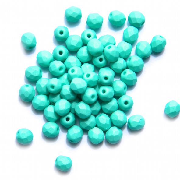 FG512 4mm Semi Matt Teal Facet
