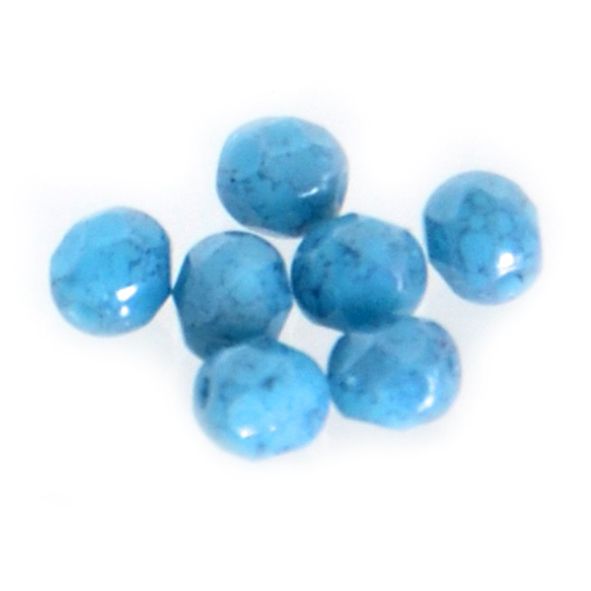 FG531 4mm Denim Picasso Facet