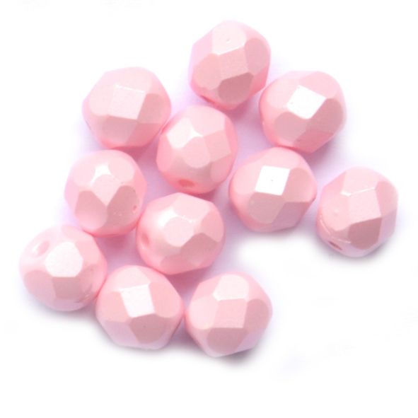 FG721 6mm Fondant Pink Facet