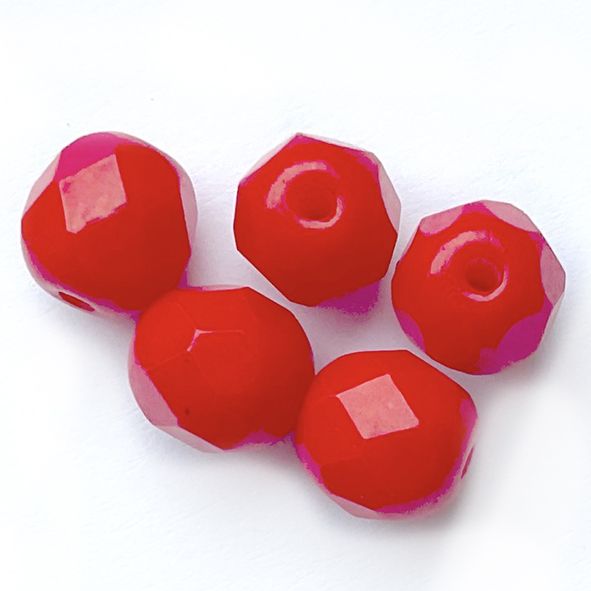 FG740 6mm Terra Red Facet