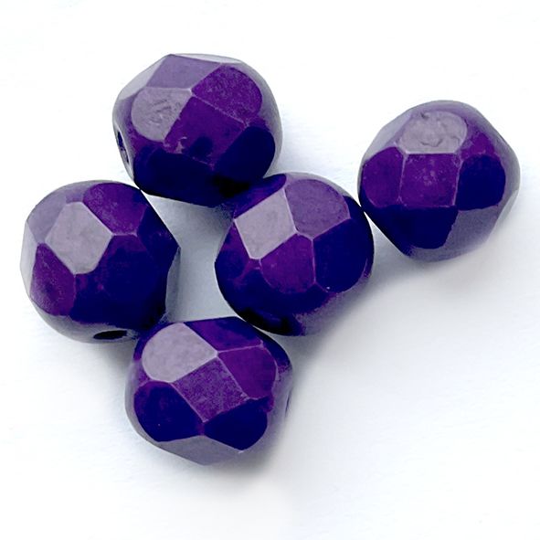 FG742 6mm Terra Purple Facet
