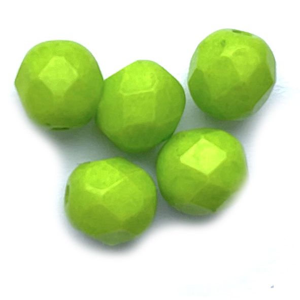 FG745 6mm Terra Lime Facet