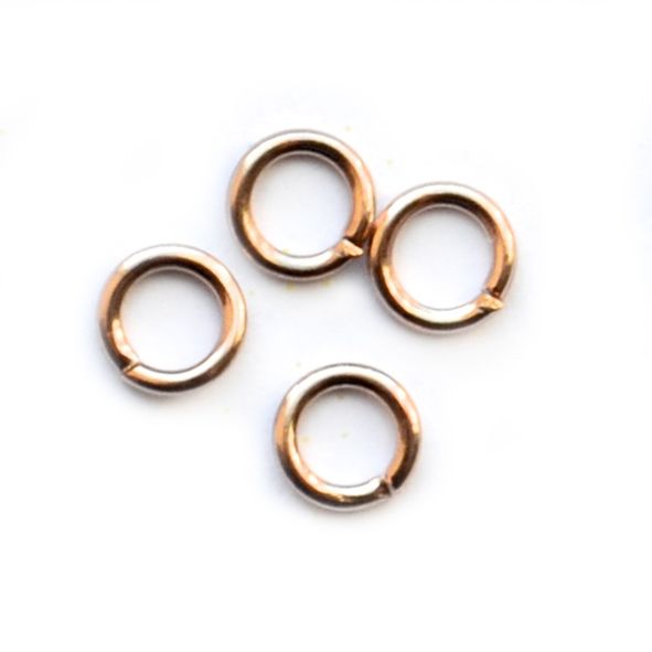 FN141 Rose Gold 4mm Jump Ring