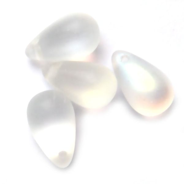 GL1011 10x6mm Frost Crystal AB Drop