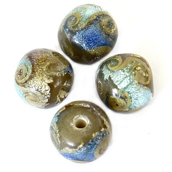 GL2880 Silver Lined Pastel Swirl Rounds