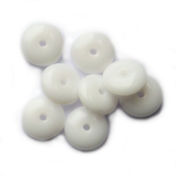 GL3004 6mm White centre hole disc