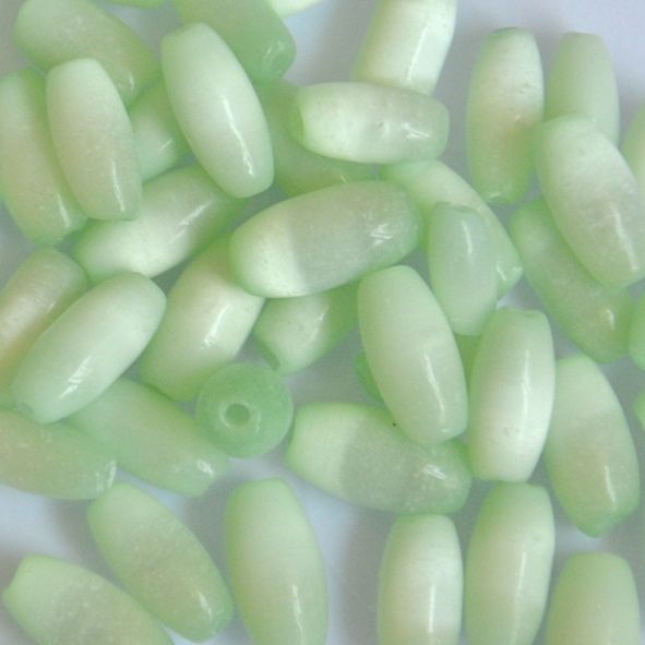 GL5681 Pale Green Cats Eye Ovals