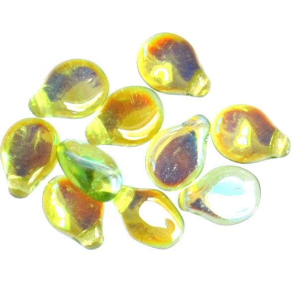 GL5709 Olive AB Pip Beads