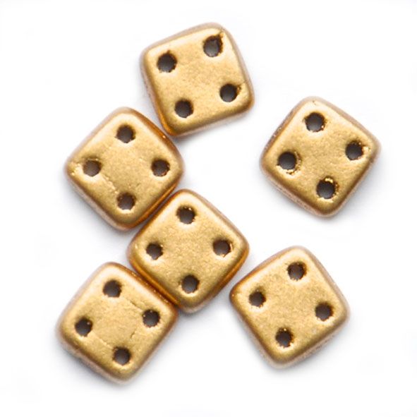 GL5943 Soft Pale Gold 4 Hole Square