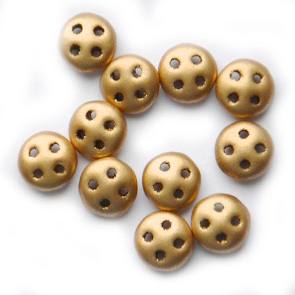 GLx5962 Soft Pale Gold 4 Hole Disc