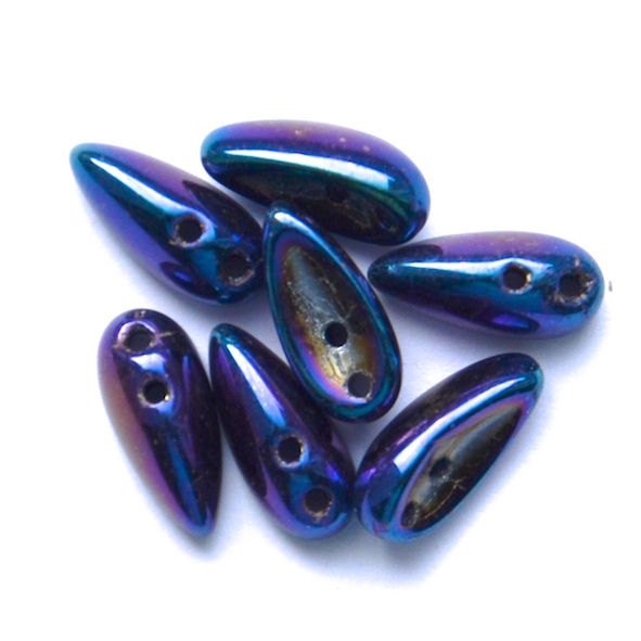 GL6070 Black AB Chilli Beads