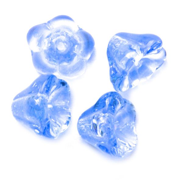 GL6105 Blue Bluebell Shape Trumpet Flower