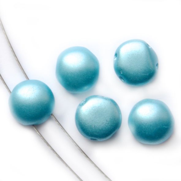 GL6113 Turquoise Pearl Candy Bead