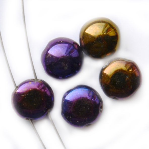 GL6114 Scarab Blue Candy Bead