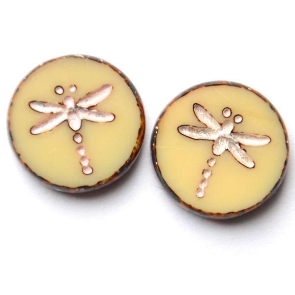 GL6334 Stone Dragonfly Bead