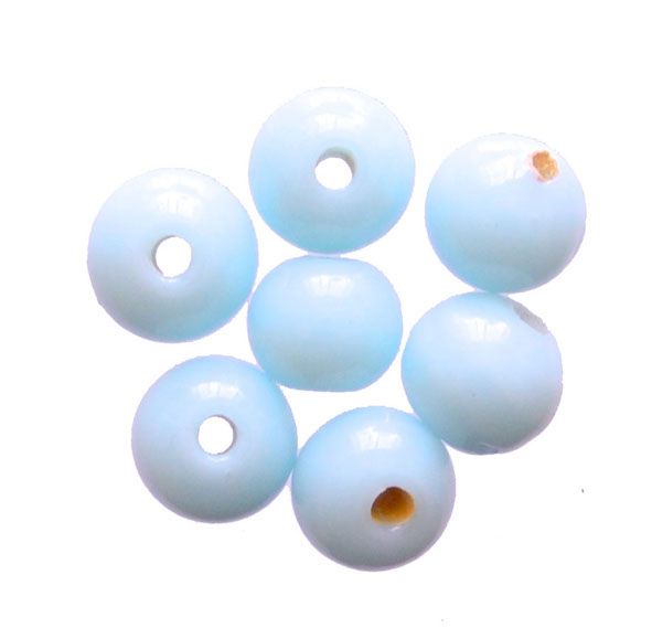 GL6440 8mm Opaque Aqua Round