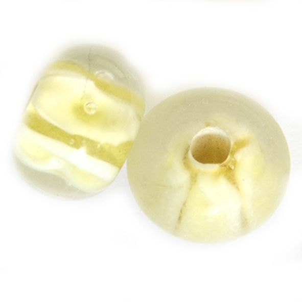 GL6592 Yellow Window Beads