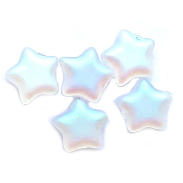 GL6855 AB Frost Star Bead