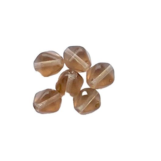 GL6867 Soft Brown 6mm Bicones