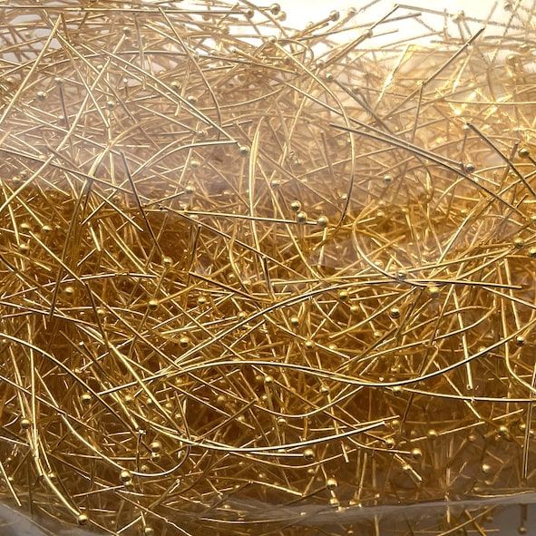 Gold Ball Headpin Clearance