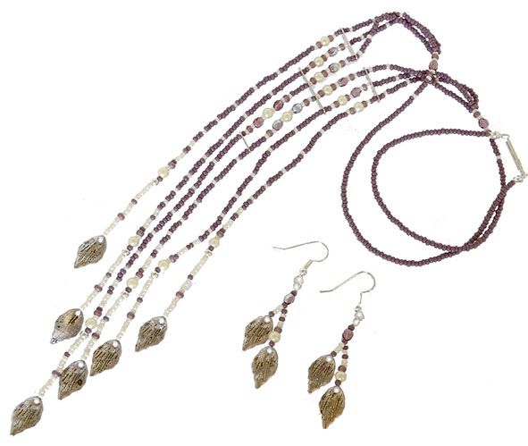 Martha Lilac and Ivory Set