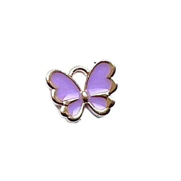 MB1091 Lilac Butterfly Charm