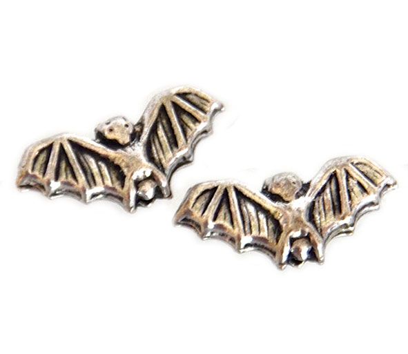 MB943 20x9mm Antique Silver Bat Bead