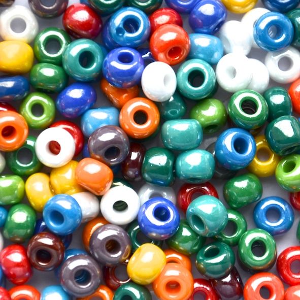 MX266 8mm Lustre Pony Beads