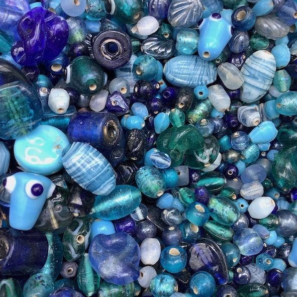 MXX086 Blue Glass Mix