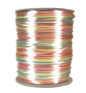 TG152 2mm Pastel Rainbow Rattail