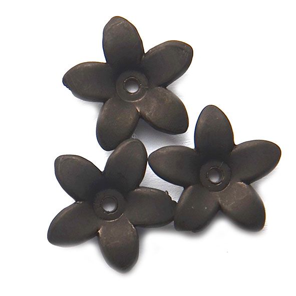 PB140 17mm Black Flower
