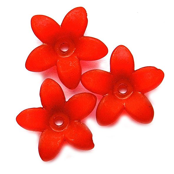 PB141 17mm Red Flower