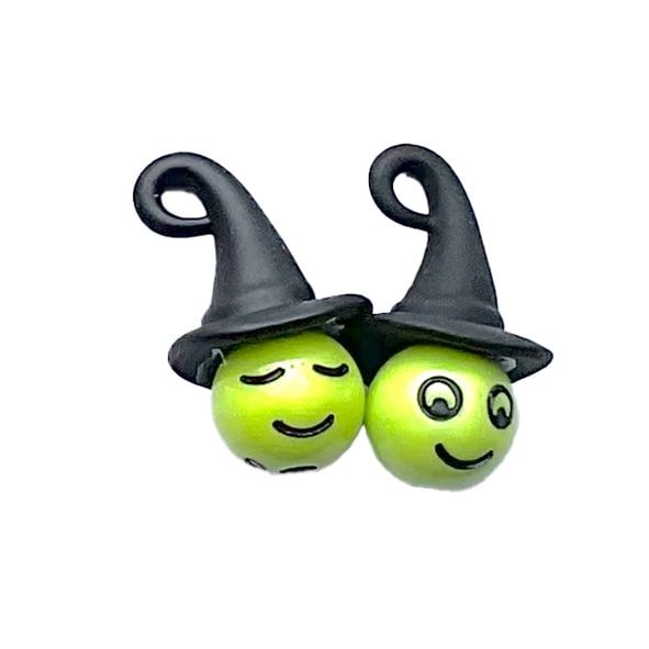 PB285 Lime Witches Head Charm