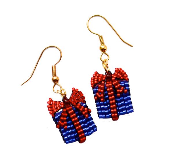 Christmas Present earrings