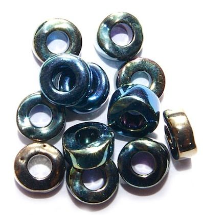 GL3330 6mm Scarab Green Donuts (5ml bag)