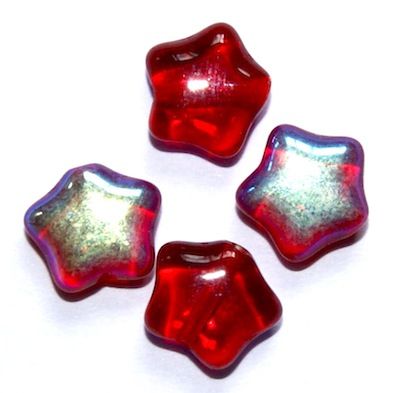 GL1431 8mm Red AB Star