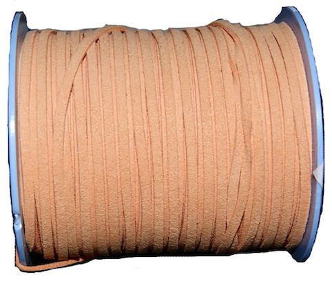 TG050 Peach Imitation Suede Lace