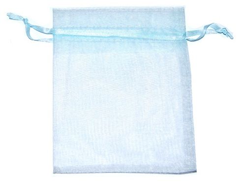 BG206 Aqua Organza Gift Bag
