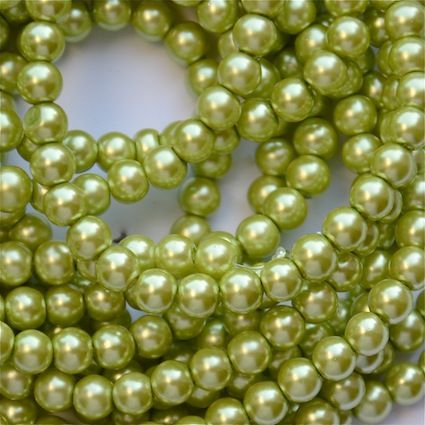 GP620 6mm Eau de Nil Glass Pearls